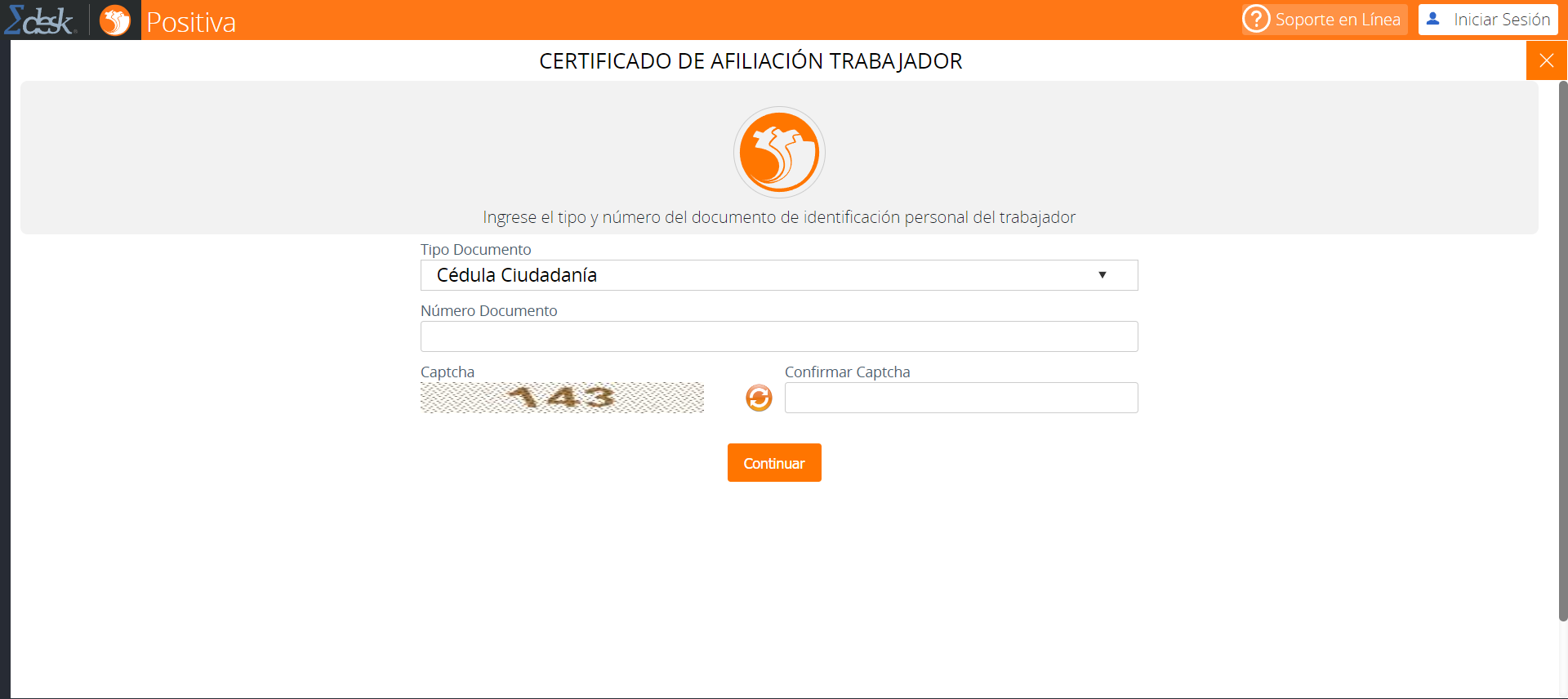 Descarga de certificado